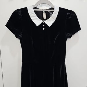 Hot Topic Black and White Mini Dress